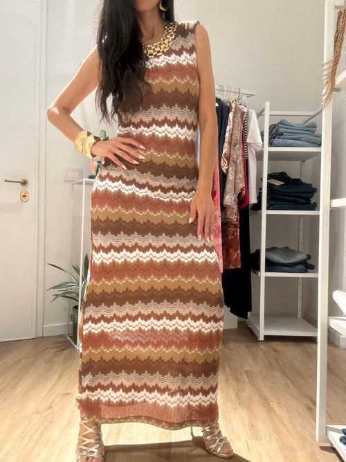 Abito lungo fantasia Missoni