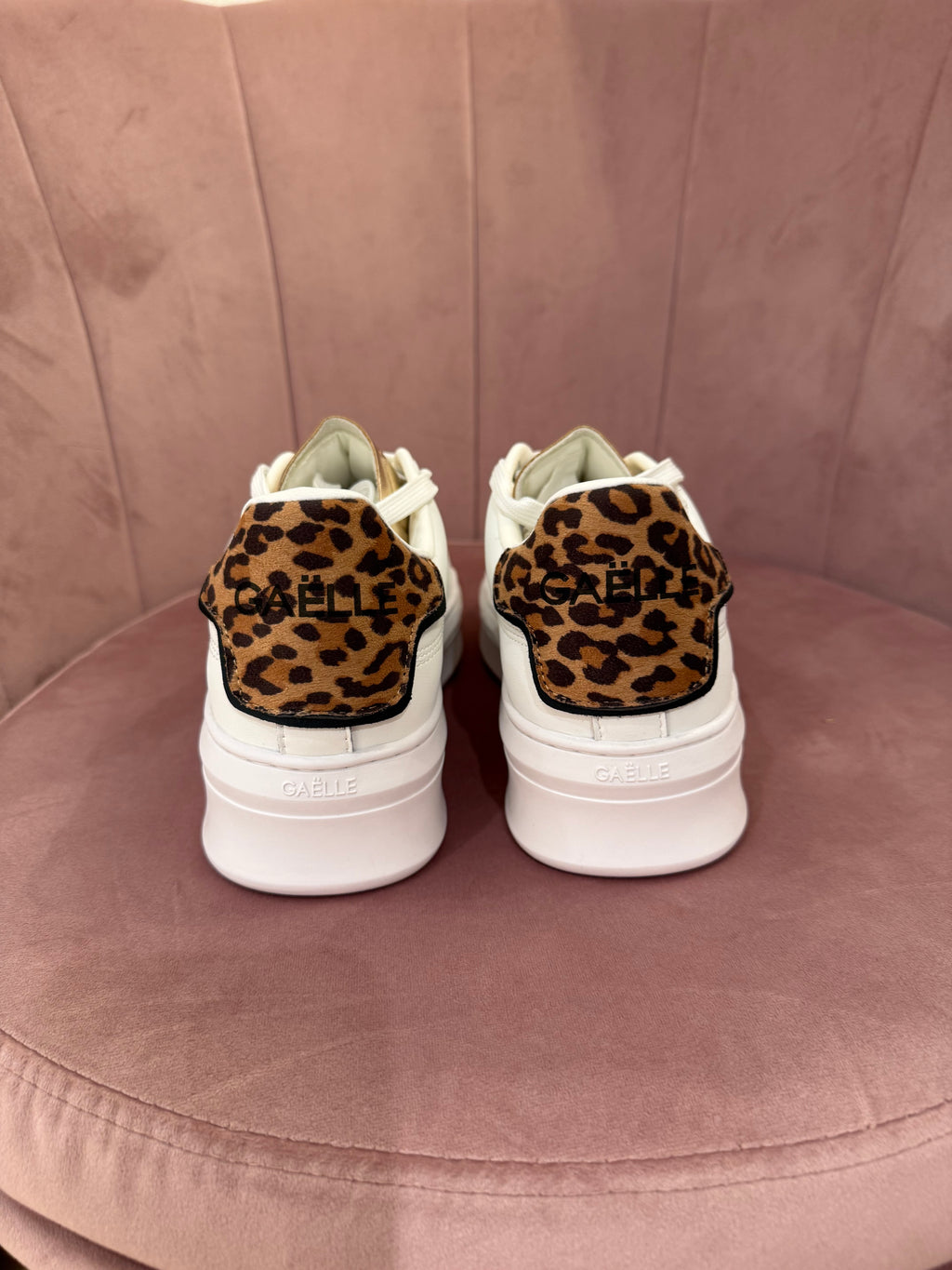 Sneakers Gaelle con inserto animalier