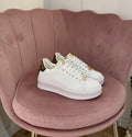 Sneakers Gaelle con inserto animalier