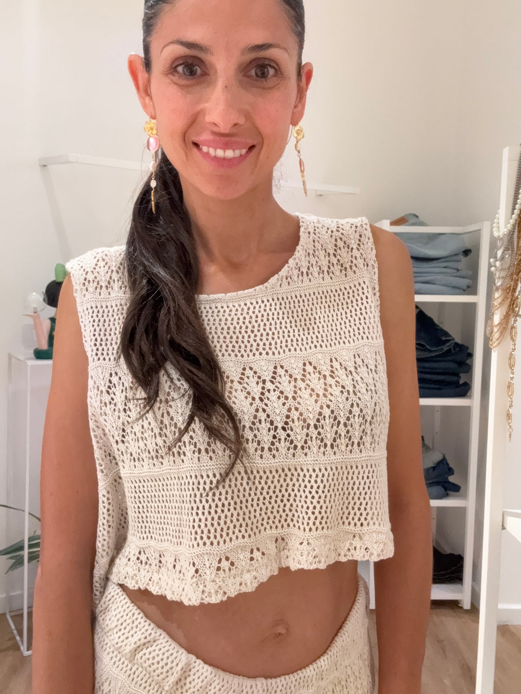 Top Crop Macrame