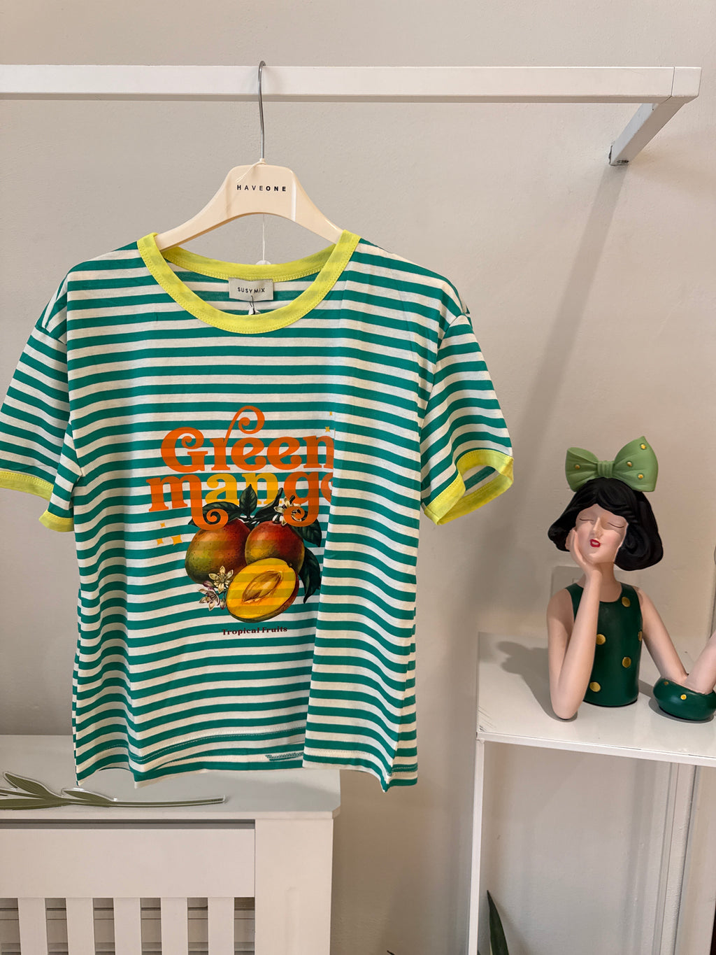 T shirt Green Mango Verde