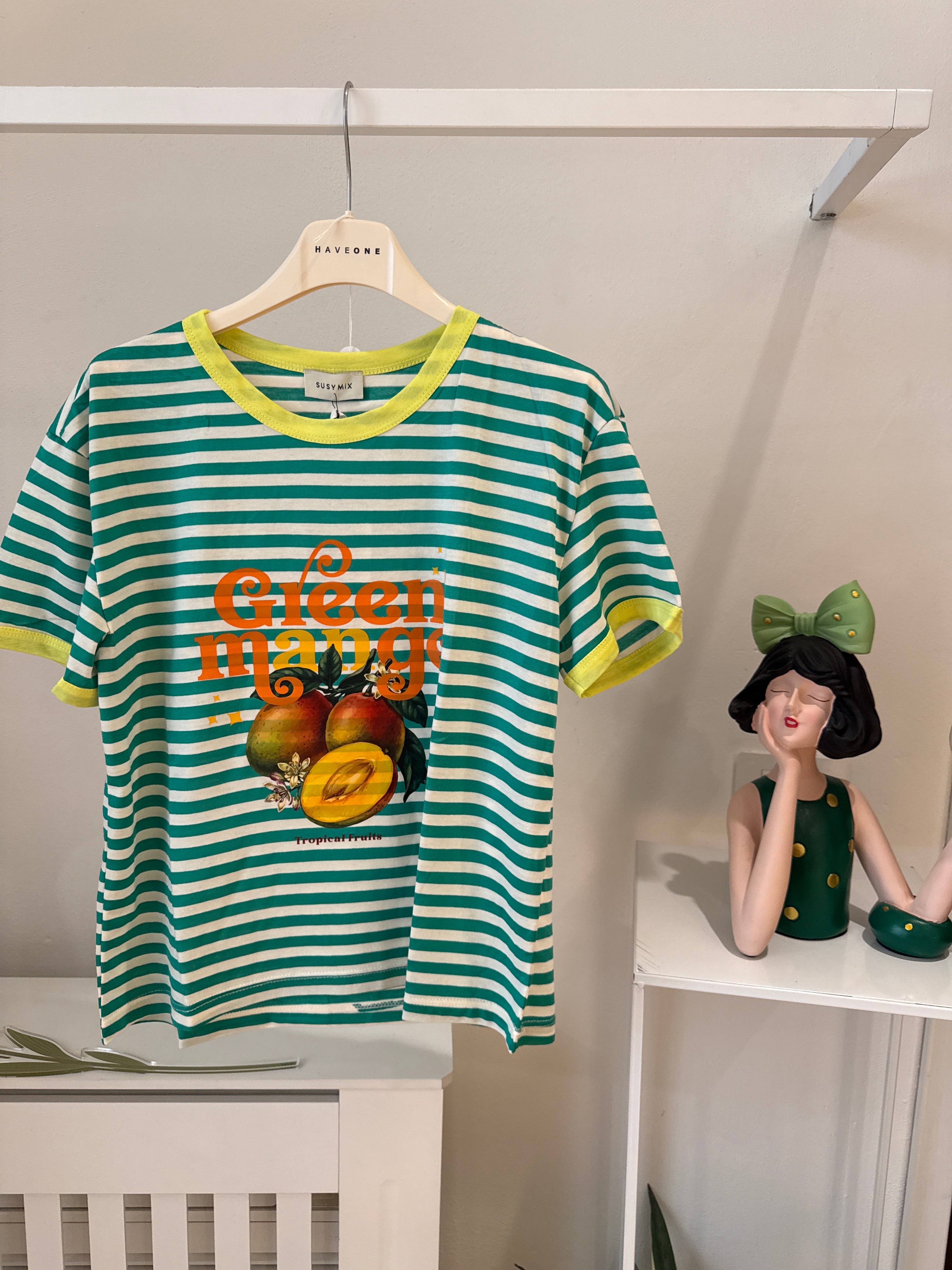 T shirt Green Mango Verde