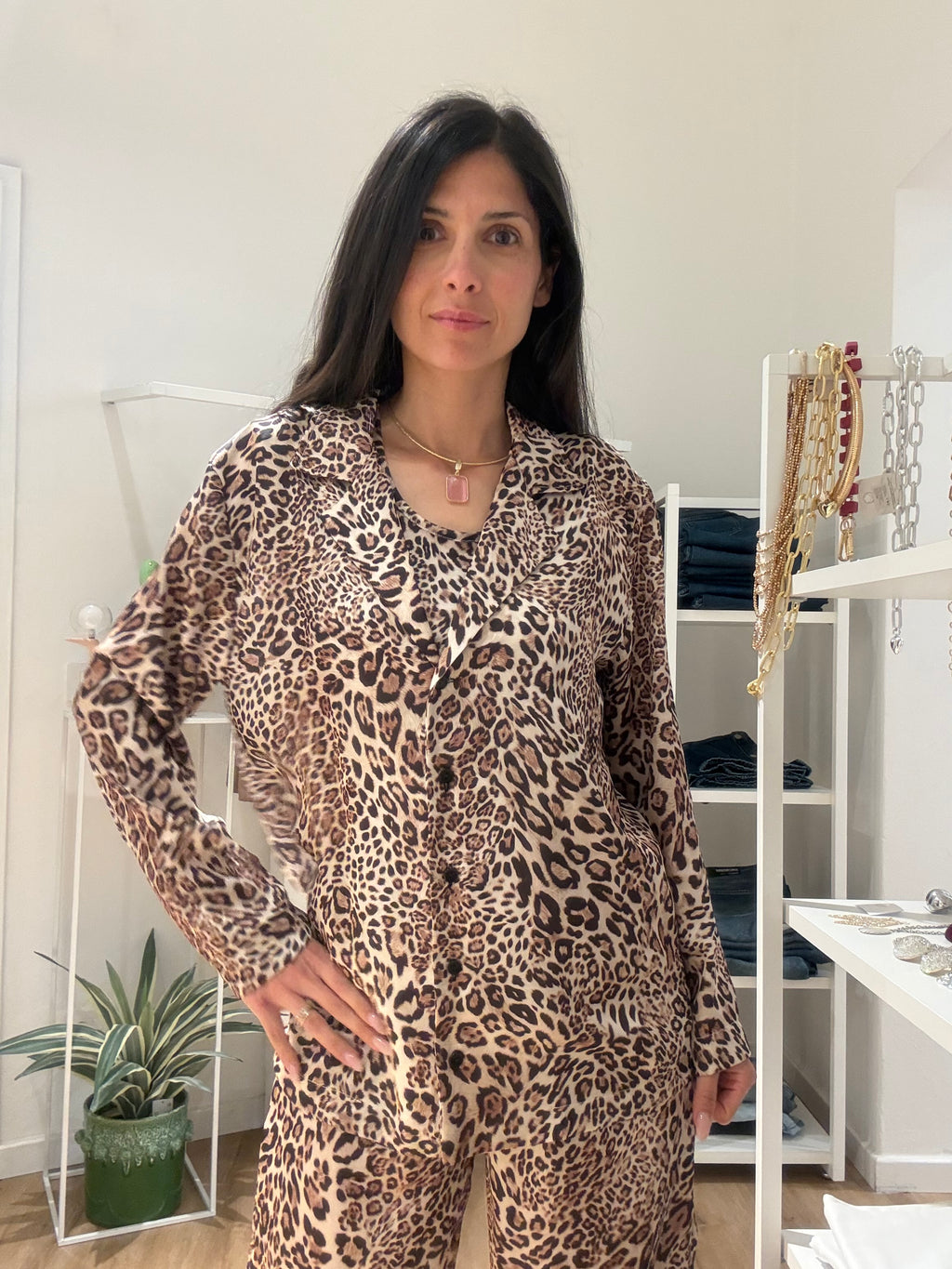 Camicia-Giacca in raso