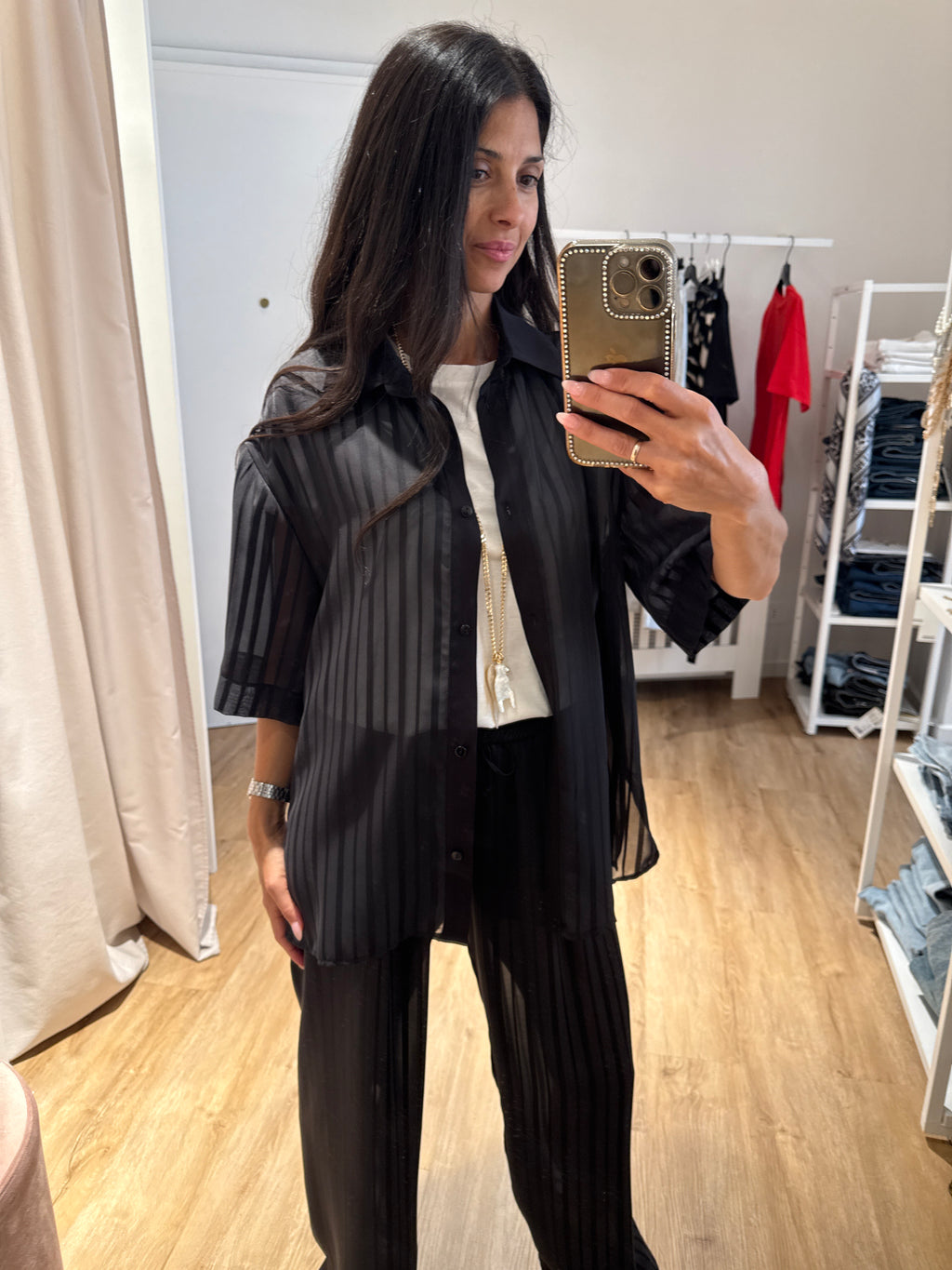Camicia Gessata Gaelle Paris