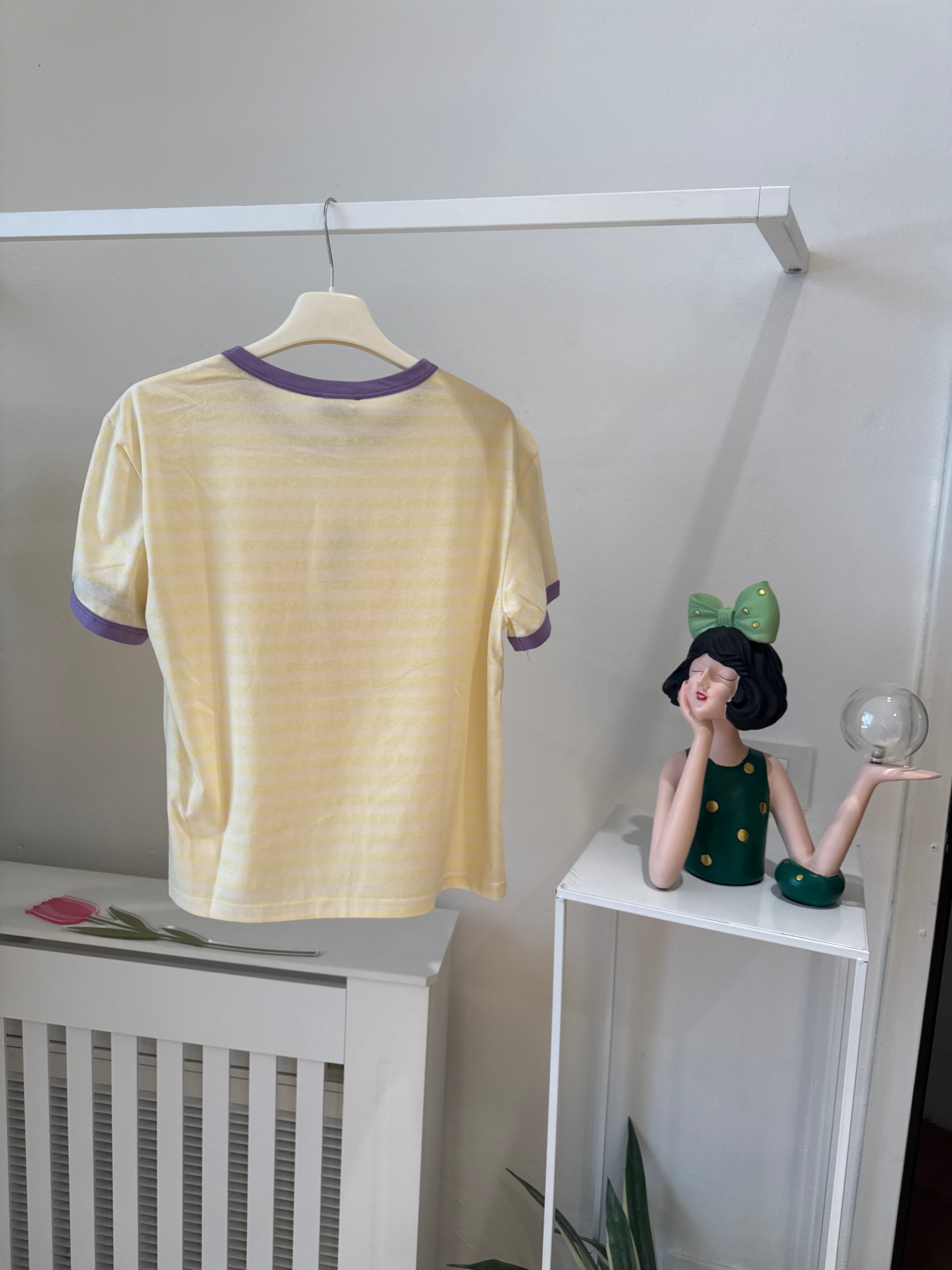 T shirt Green Mango gialla
