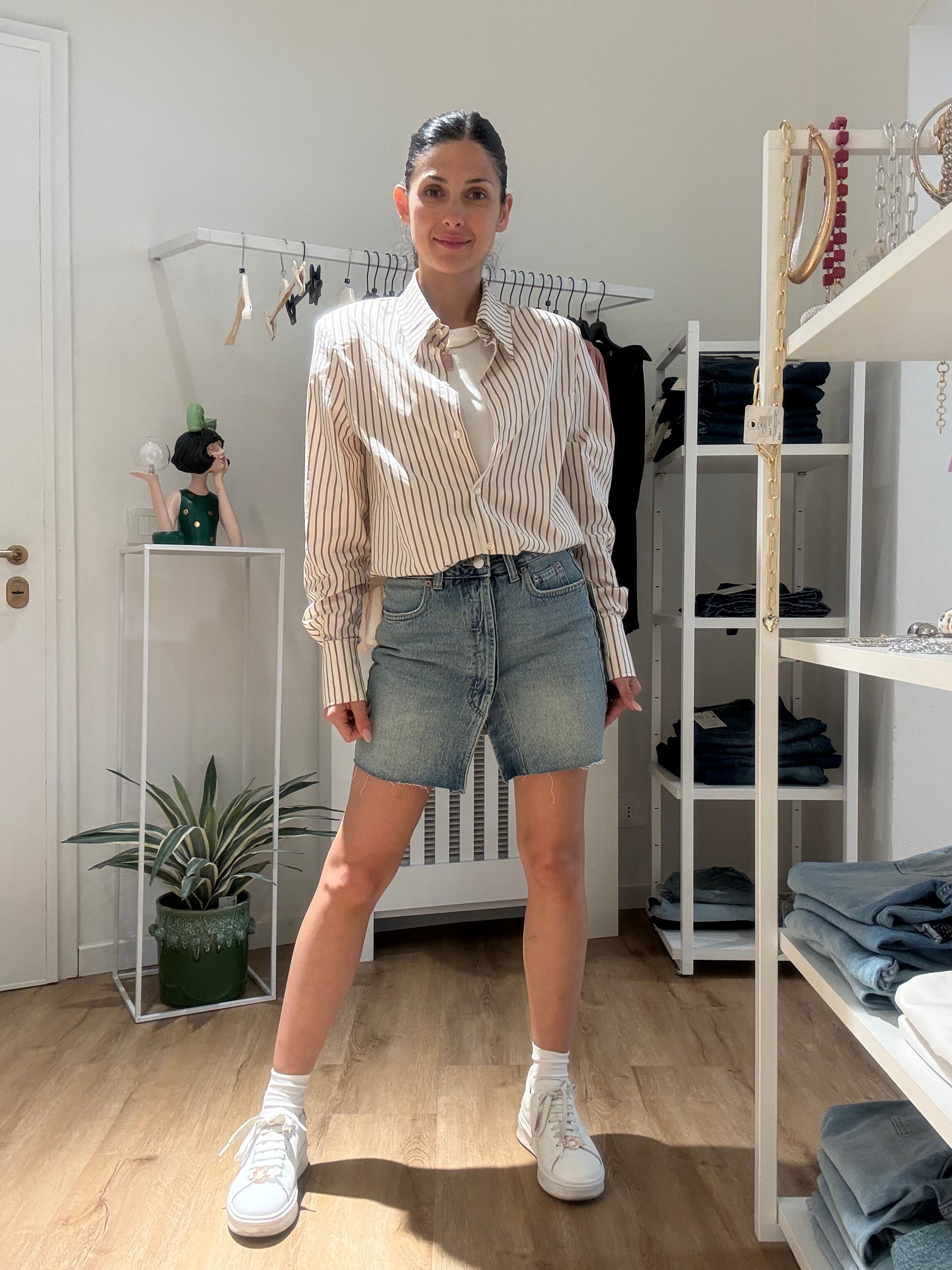 Gonna Denim Ara Skirt