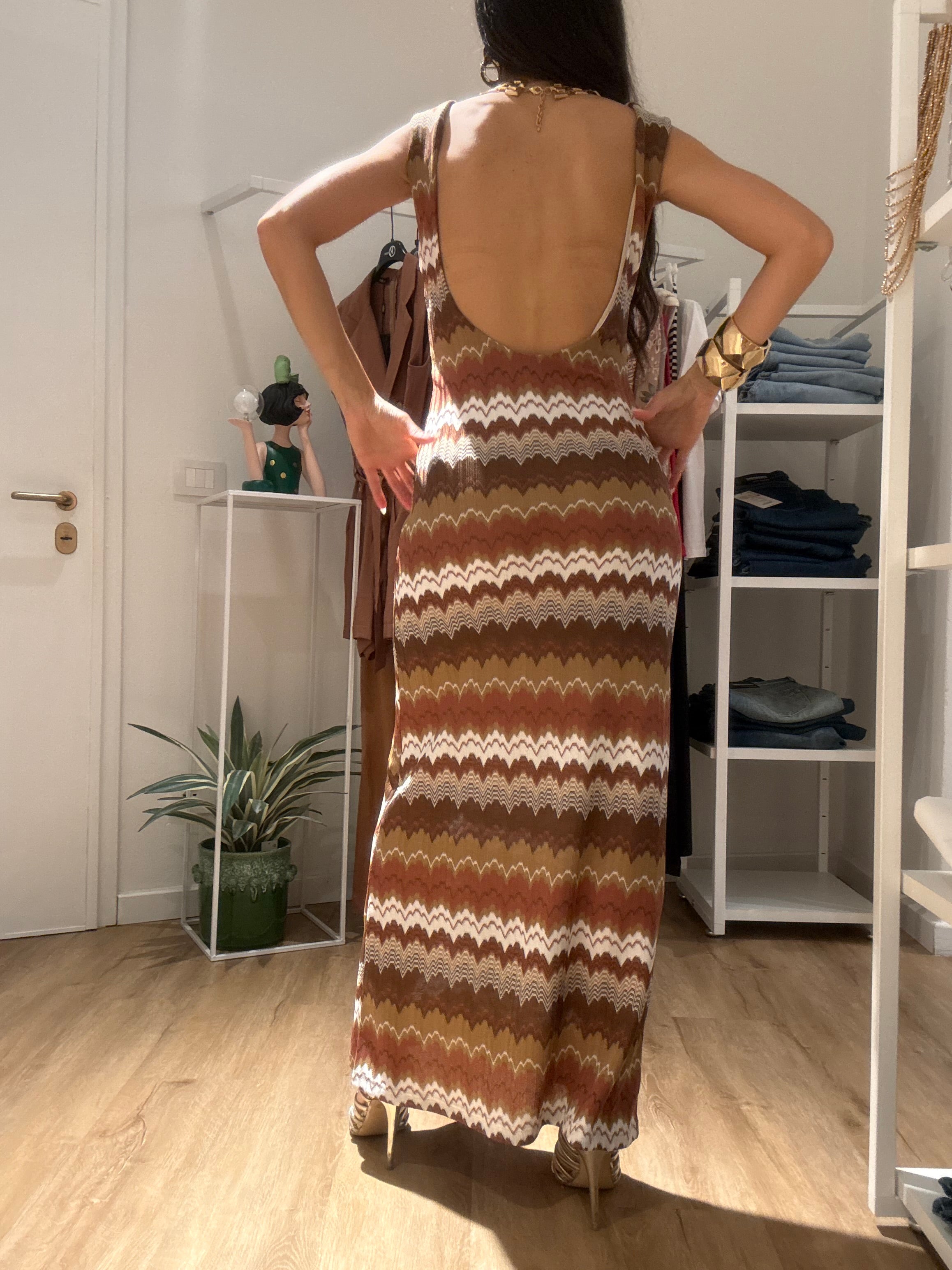 Abito lungo fantasia Missoni