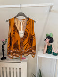 Gilet fantasia orange