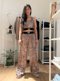 Pantalone Palazzo in raso
