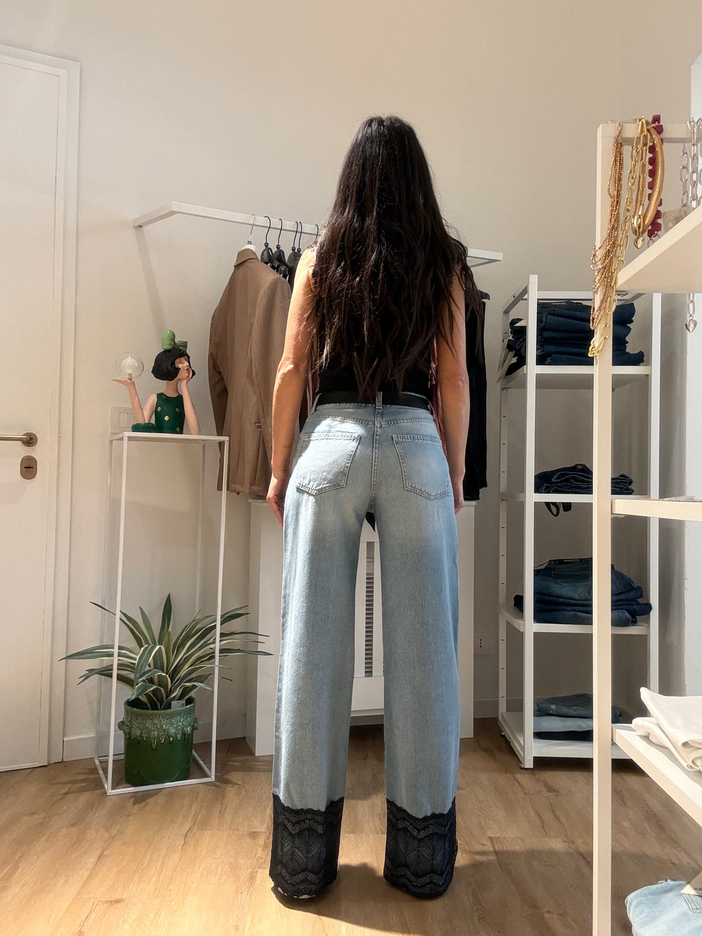 Jeans Elllelong pizzo