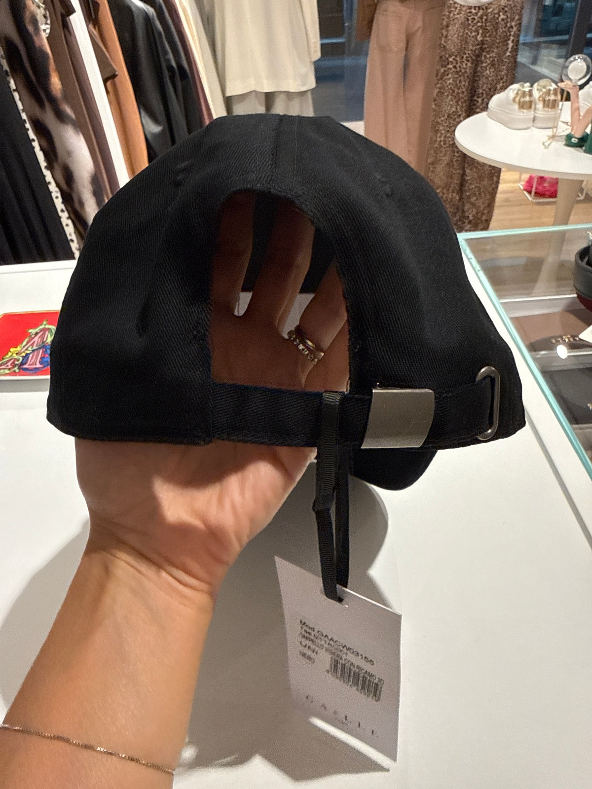 Cappellino baseball nero