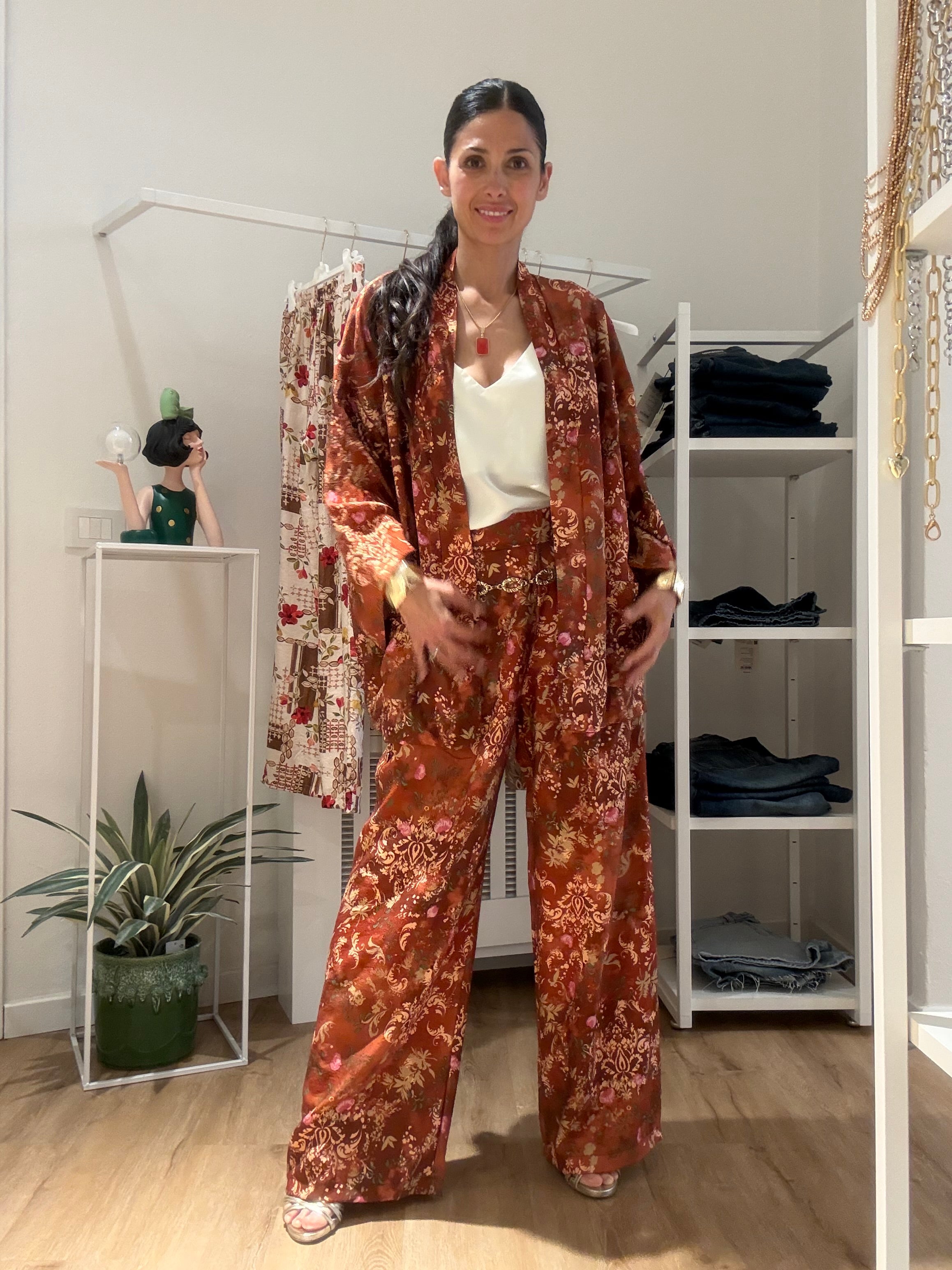 Giacca Kimono fantasia