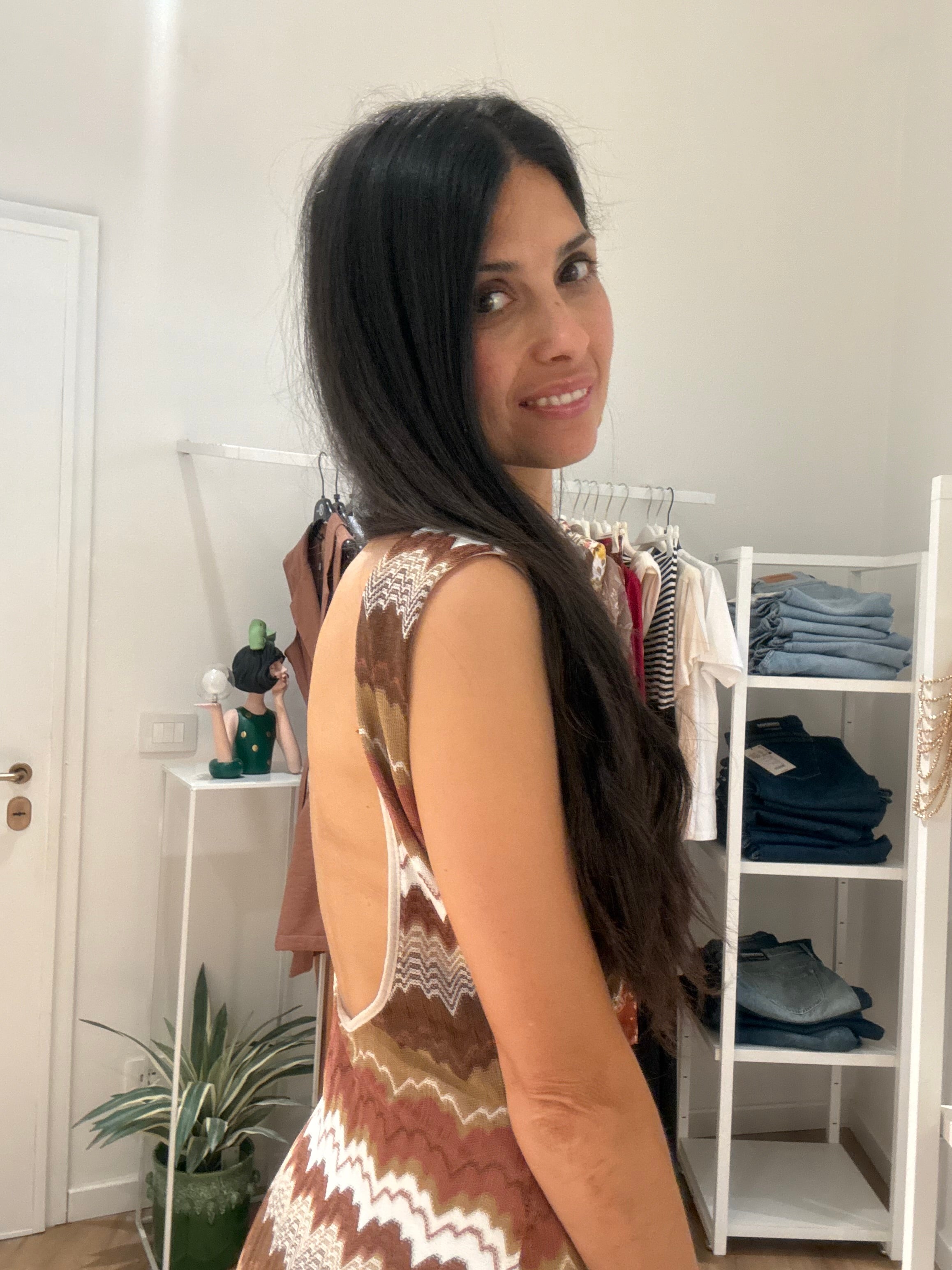 Abito lungo fantasia Missoni