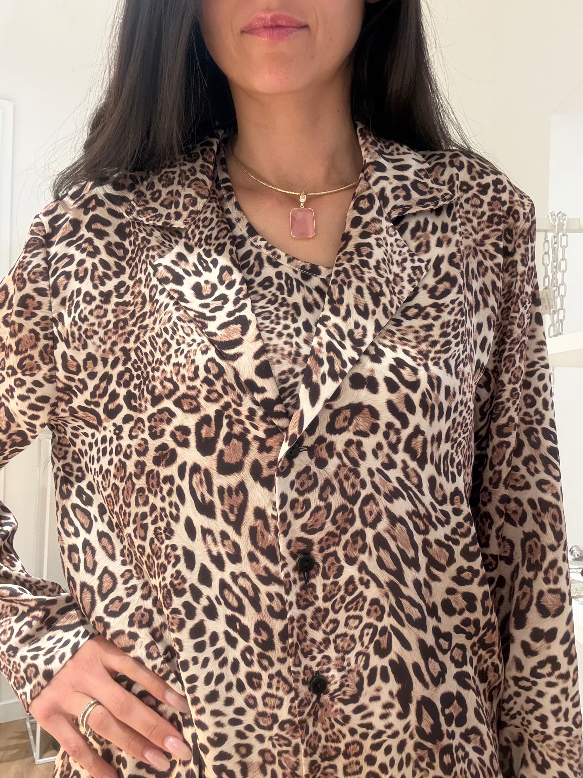Camicia-Giacca in raso