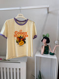 T shirt Green Mango gialla