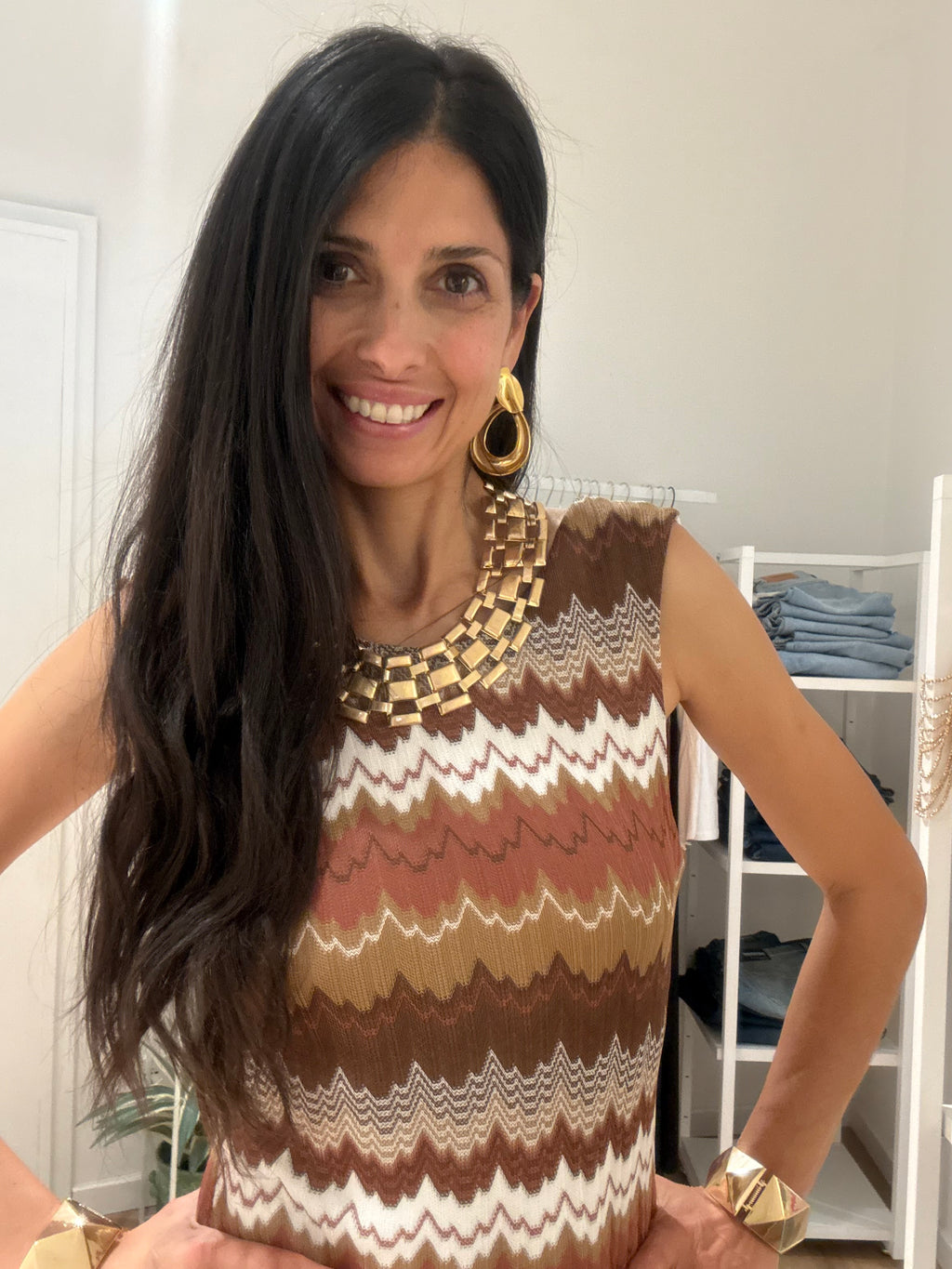 Abito lungo fantasia Missoni