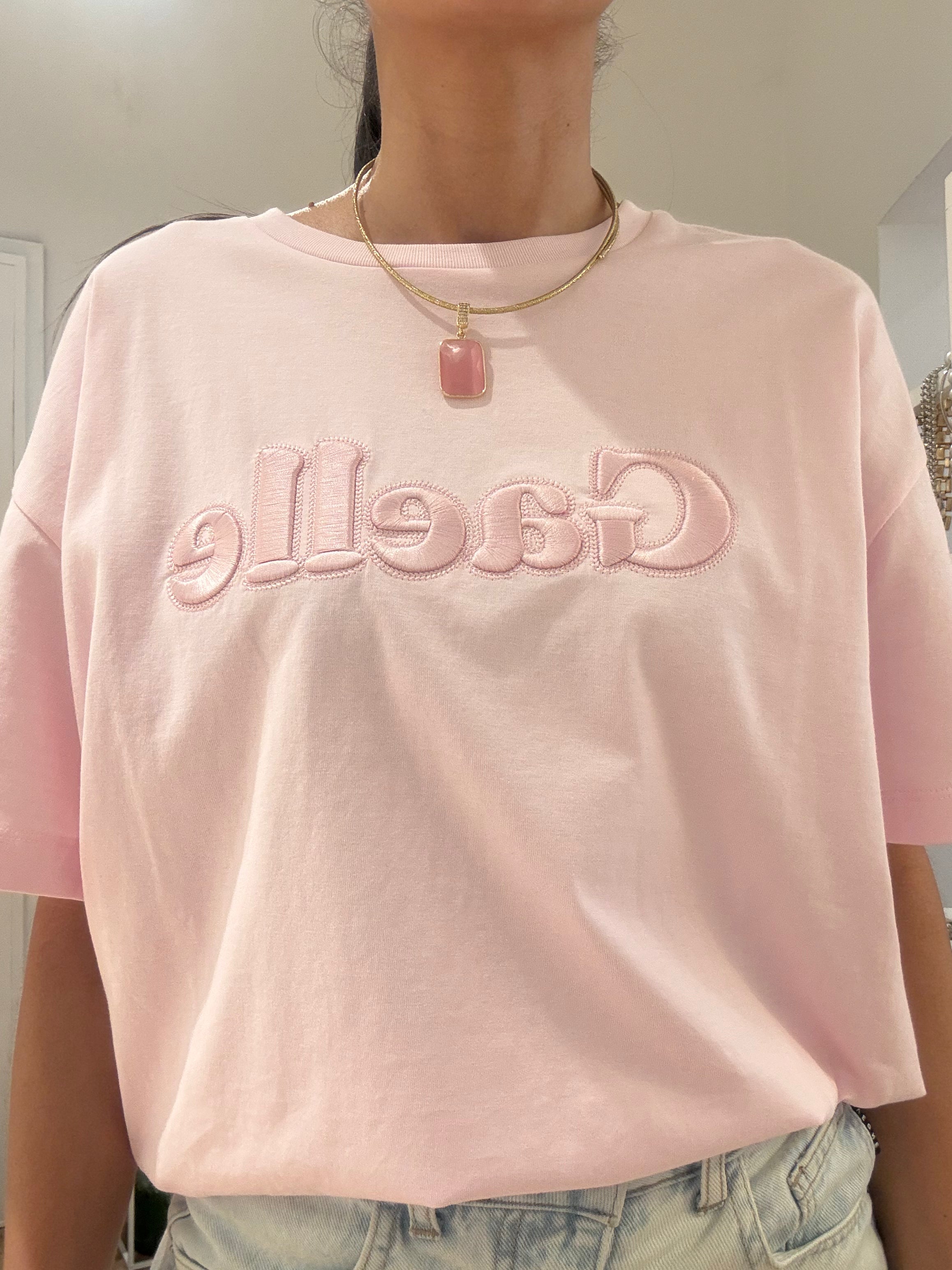 Maglia mezza Manica con logo ricamato