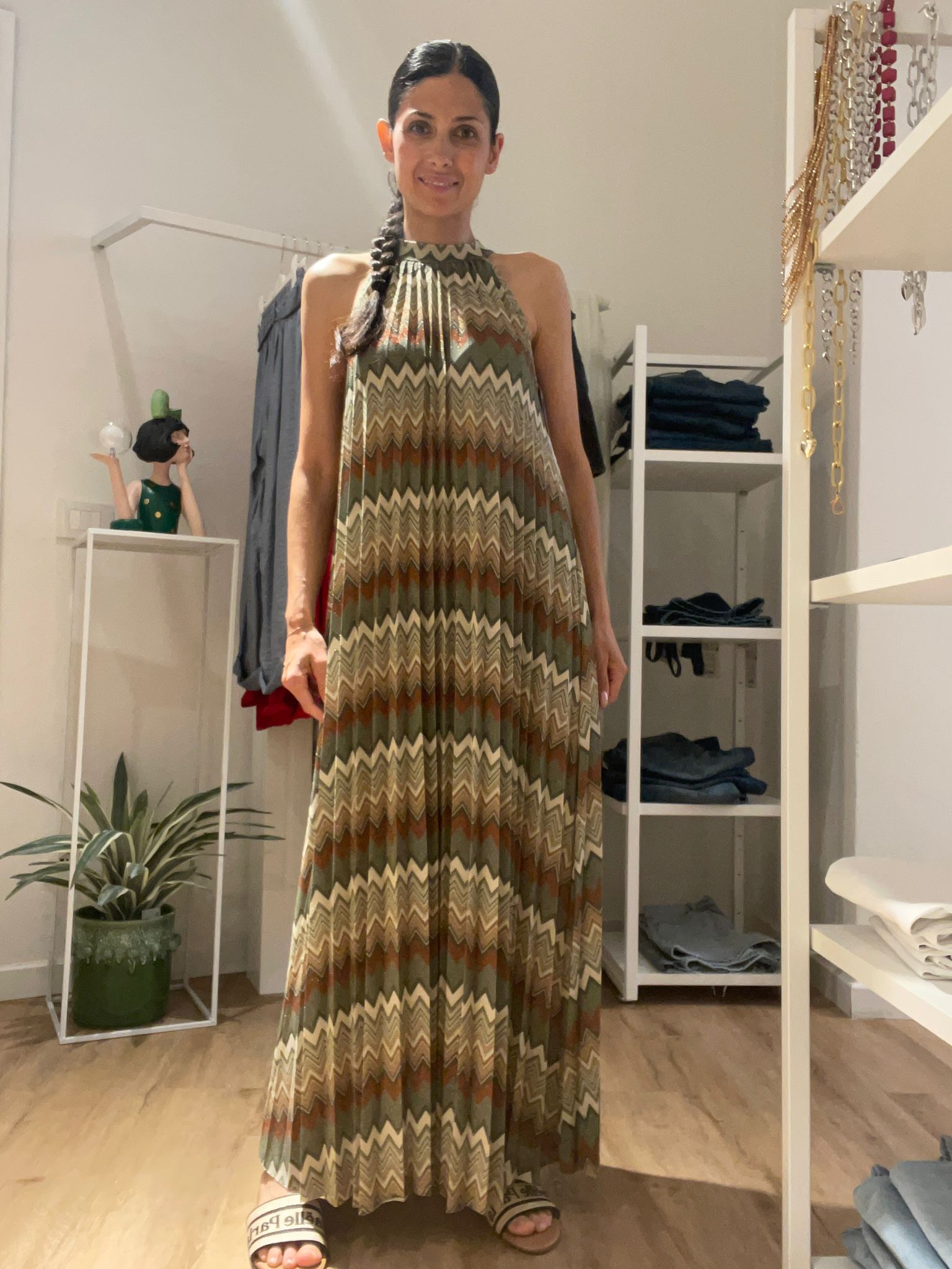 Abito lungo lurex