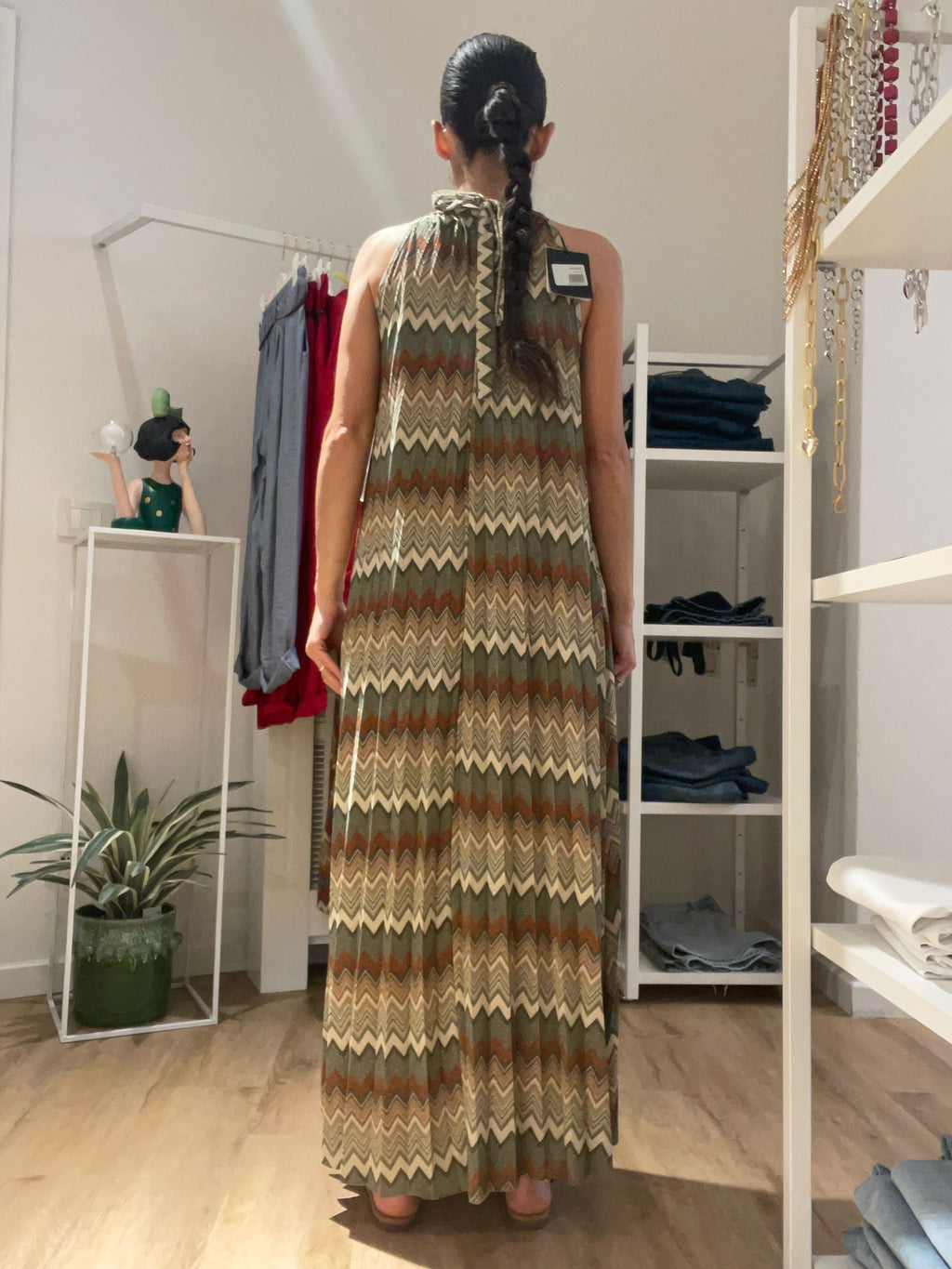 Abito lungo lurex