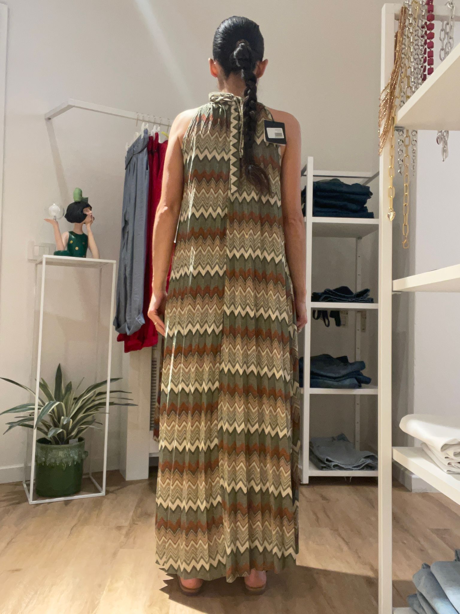 Abito lungo lurex